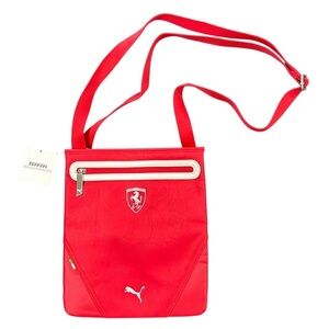 Ferrari Formula 1 Club Leather Crossbody Bag